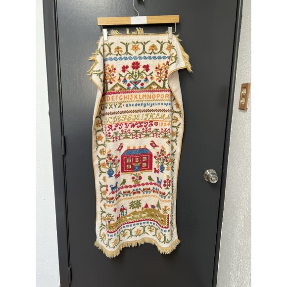 Fieldcrest Other - Vintage Fieldcrest 1970's Towel Set 2 ABC Country House Fringe Retro RARE Find